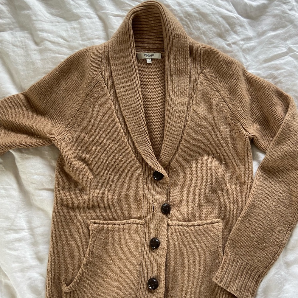 Madewell Tan Cardigan (S)